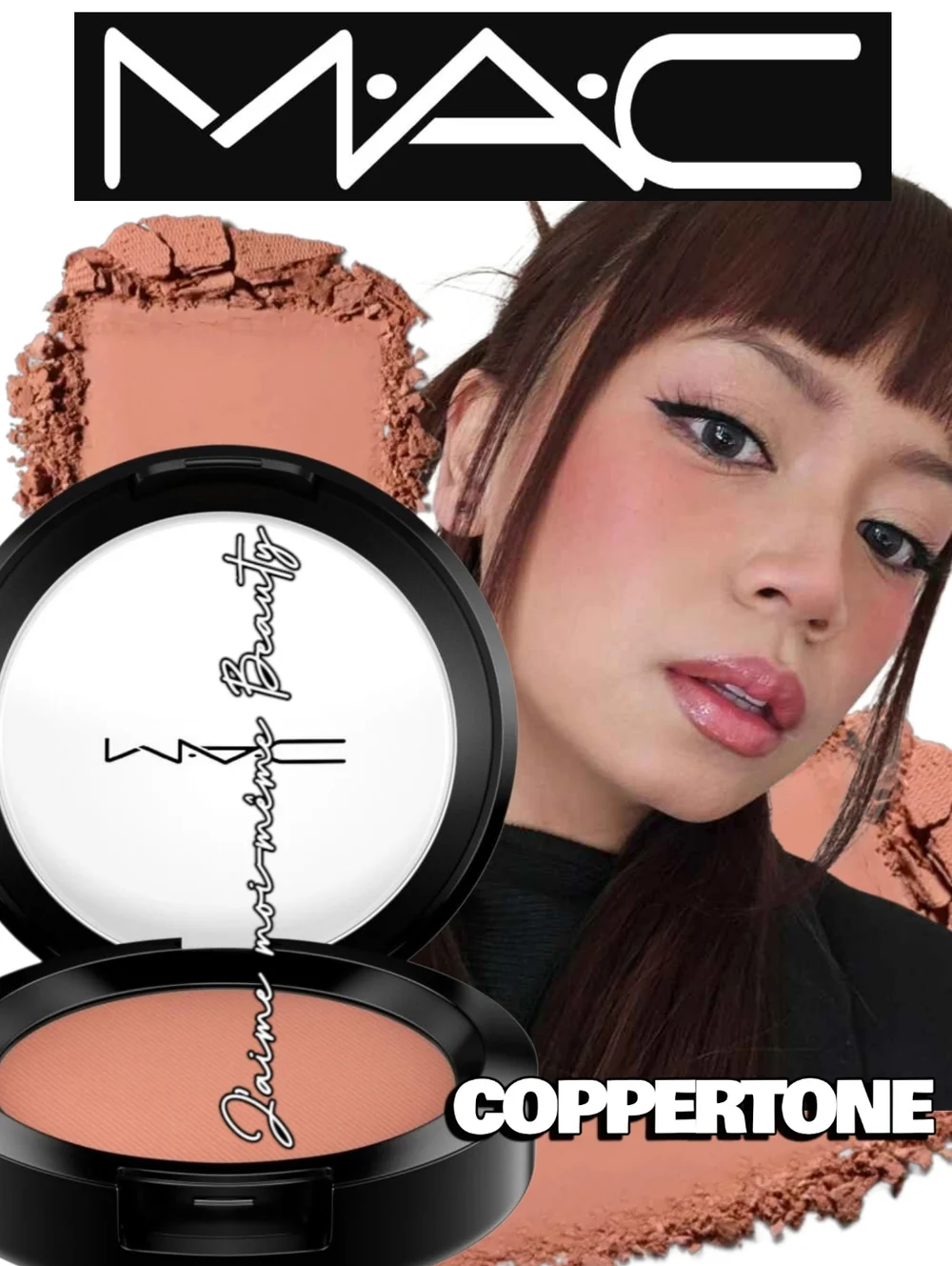 MAC Cosmetics Coppertone Blush - Warm Copper Pink Peach